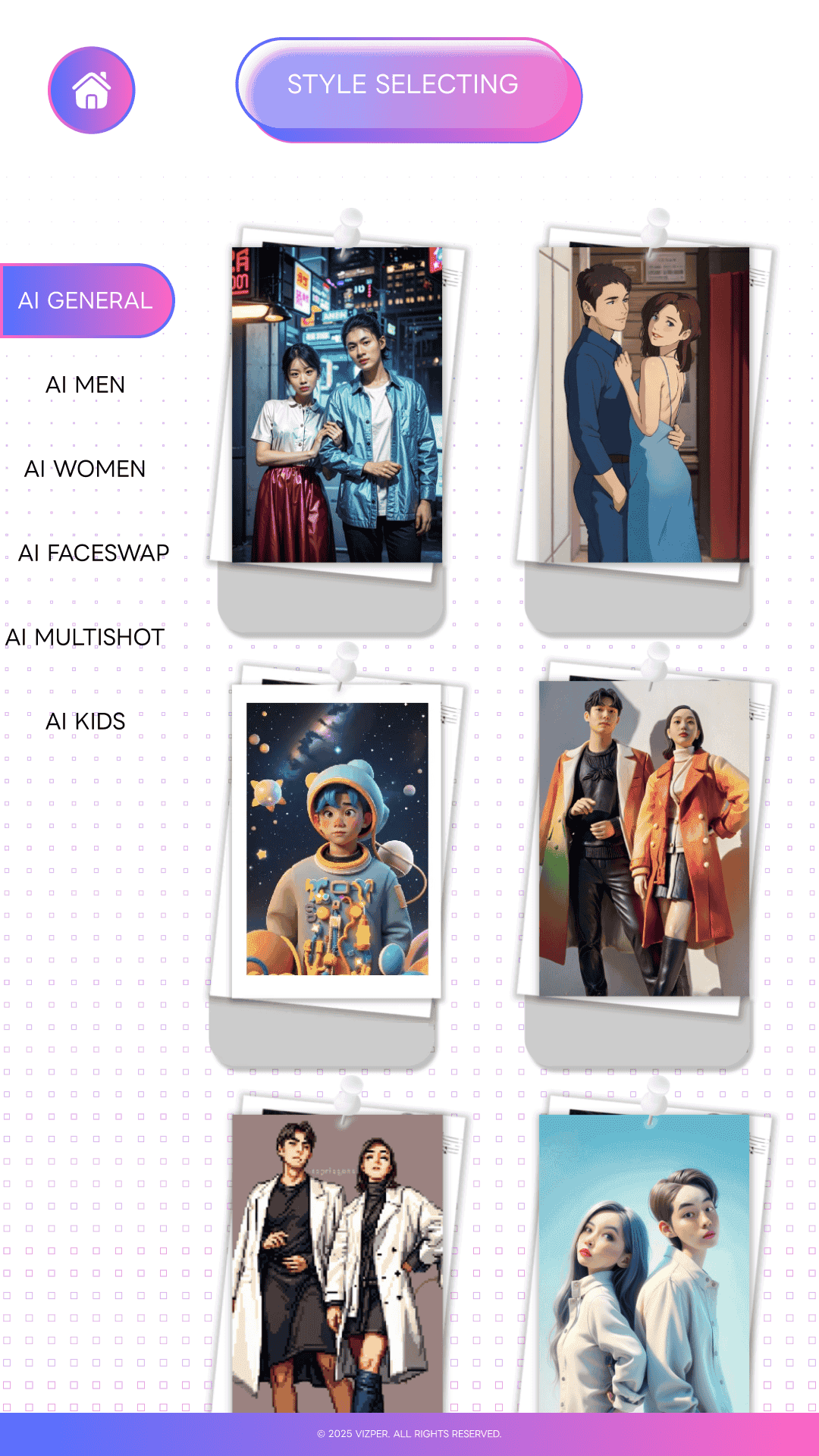 Choose AI style